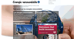 Desktop Screenshot of energierenouvelable.net